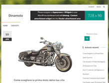 Tablet Screenshot of dinamoto.it